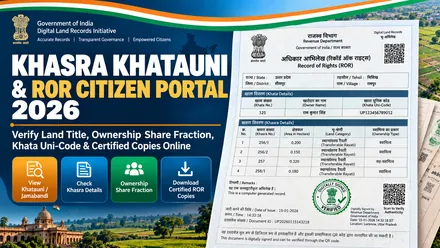 4-Step Visual Process to Check Digital Land Records and Cadastral Plot Maps Online in India